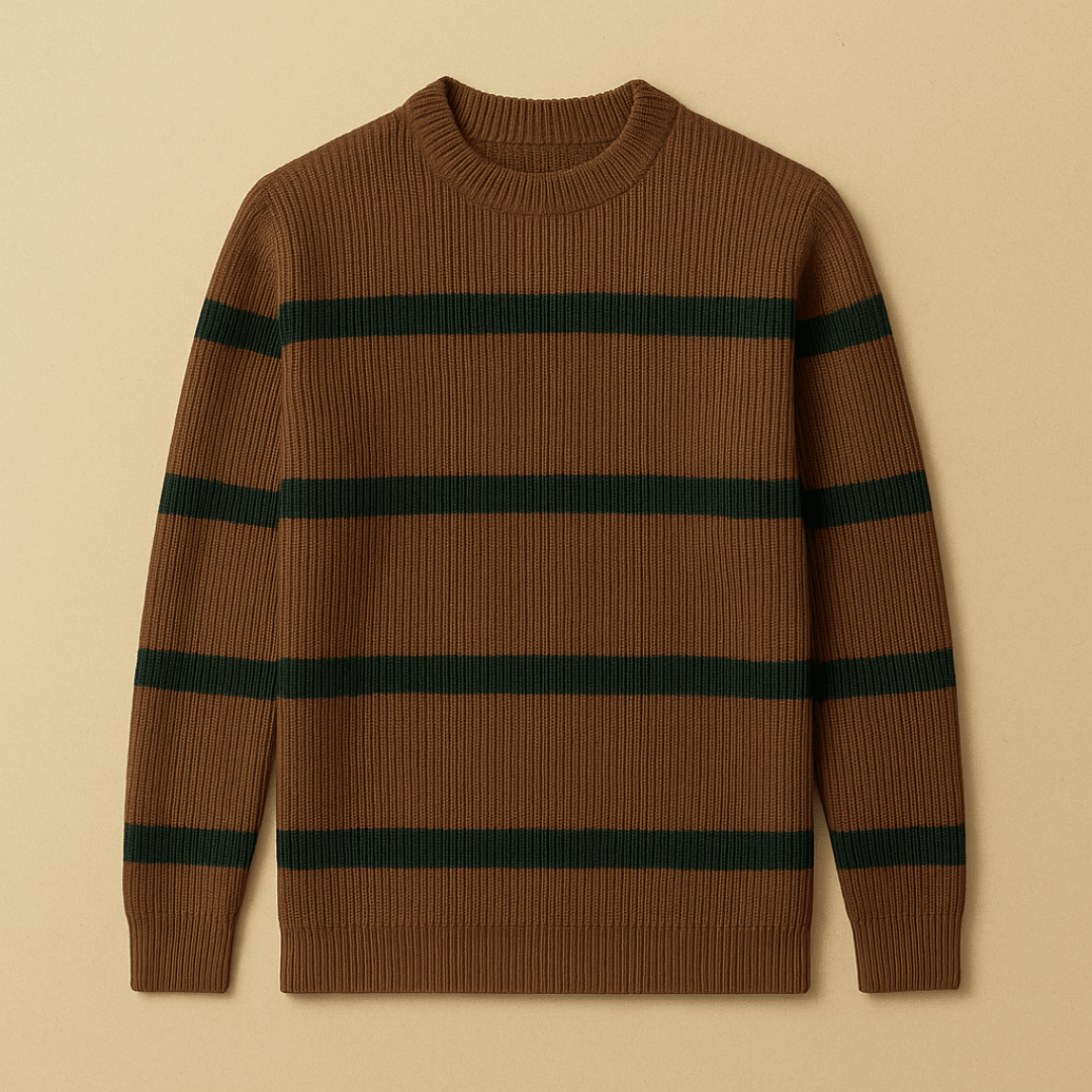 Oscar | Men's Striped Summer Knit Sweater