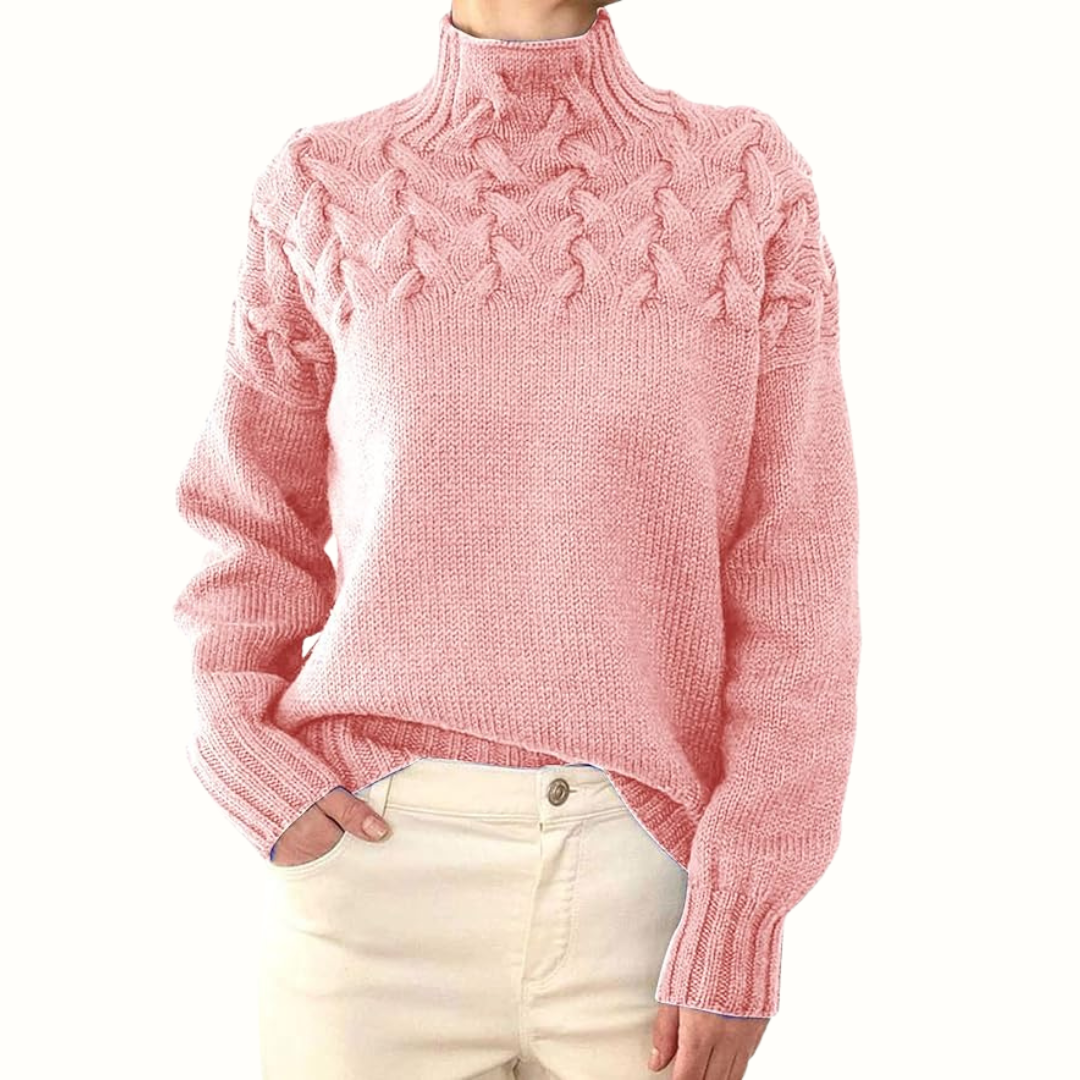 Elena | Warm Turtleneck Knit Sweater