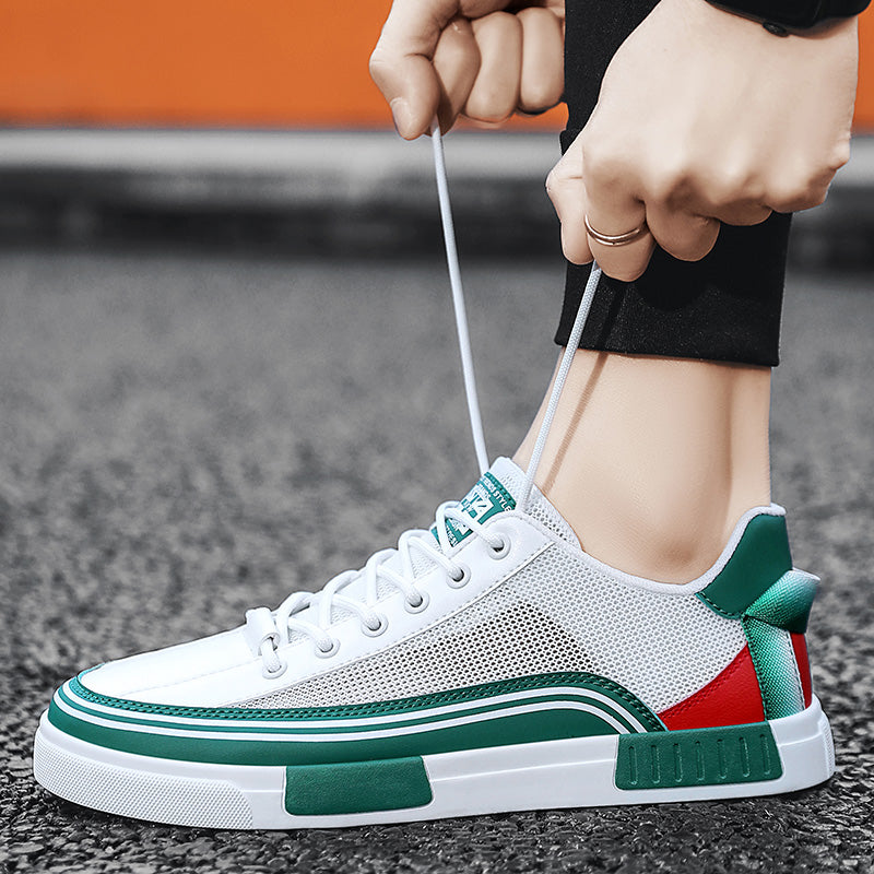 Roberto Russo Low-Top Sneakers with Mesh Panels
