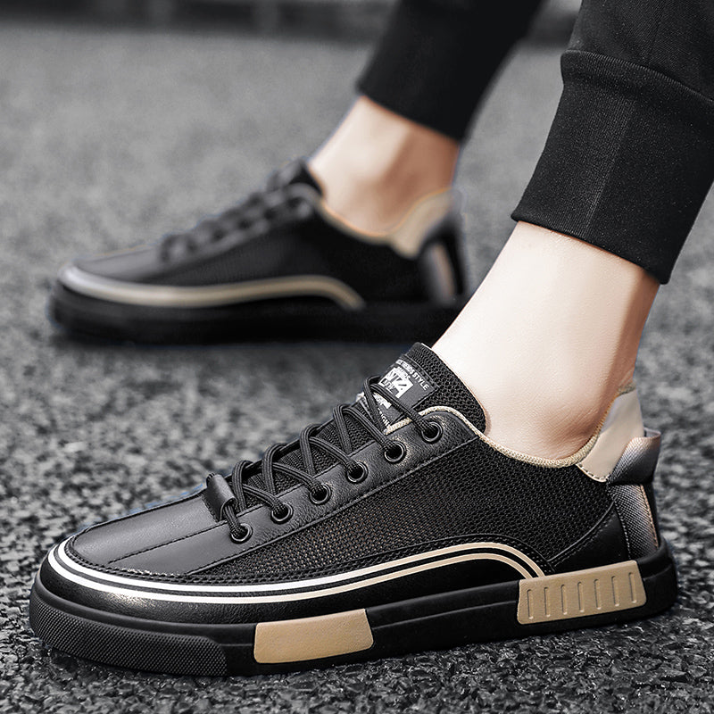 Roberto Russo Low-Top Sneakers with Mesh Panels