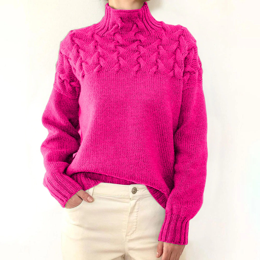 Elena | Warm Turtleneck Knit Sweater