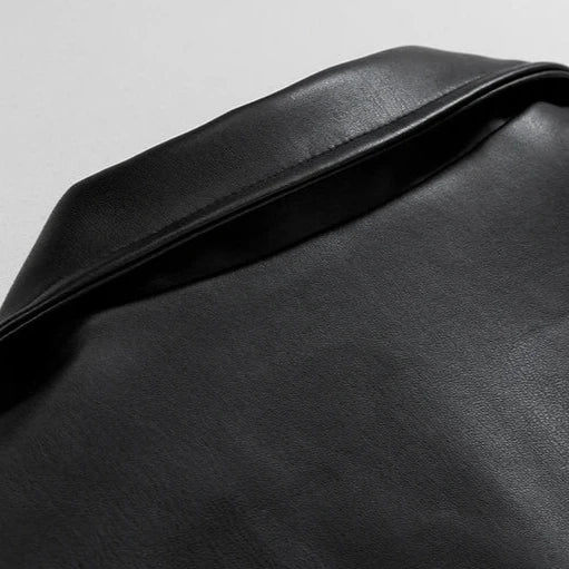 Martin | Men’s Streetwear Oversized Leather Bomber Jacket