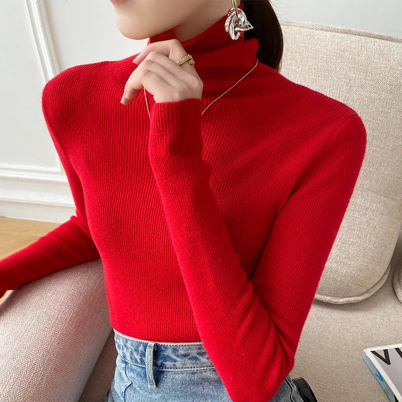 Marlow | Ribbed Turtleneck Sweater