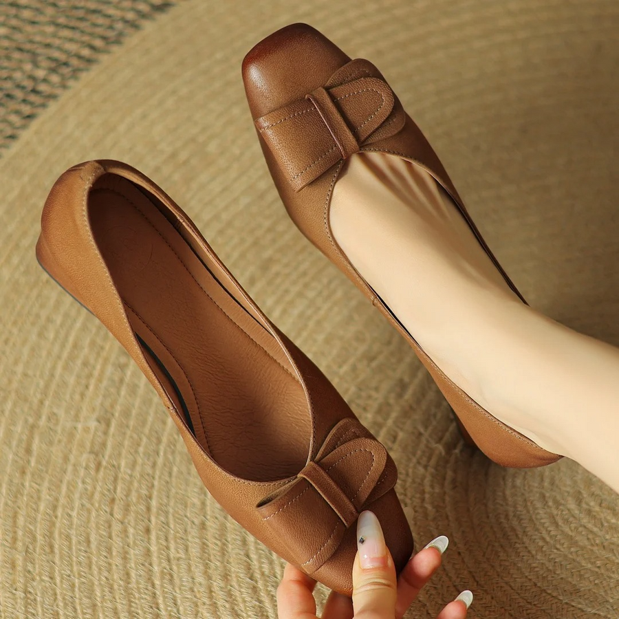 Roselle Leather Heels
