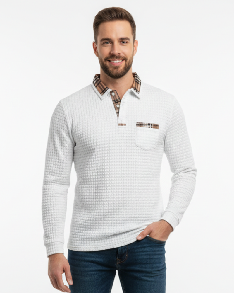Julian | Men's Plaid Polo Shirt
