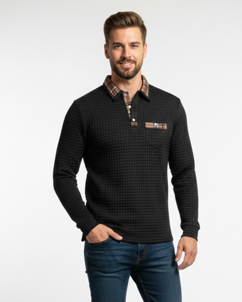Julian | Men's Plaid Polo Shirt