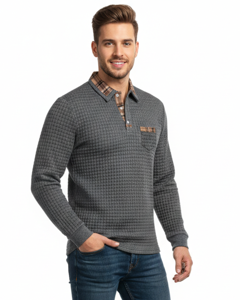 Julian | Men's Plaid Polo Shirt