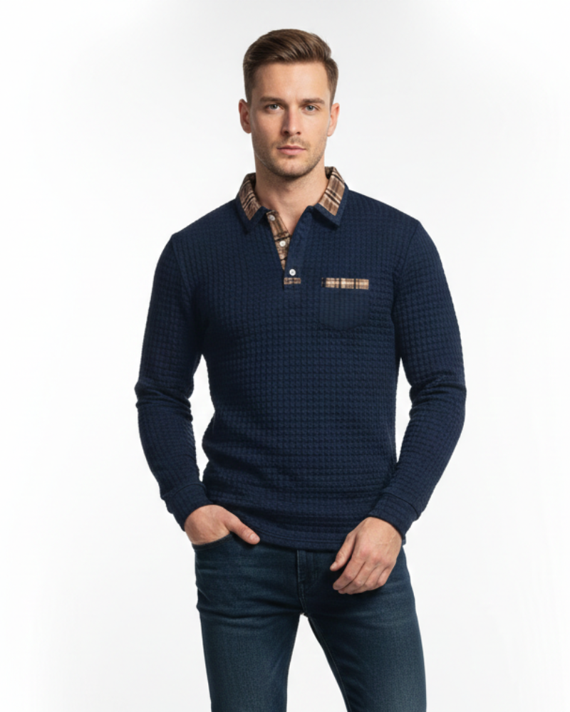 Julian | Men's Plaid Polo Shirt