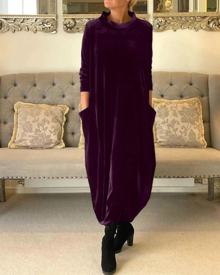 Eliza | Robe en velours décontractée