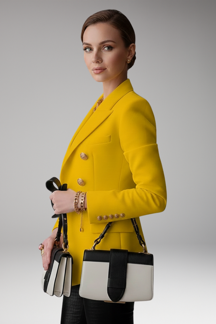 Anouk | Women's Overlapping Front Lapel Collar Blazer