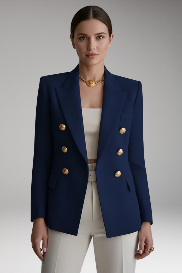 Anouk | Women's Overlapping Front Lapel Collar Blazer