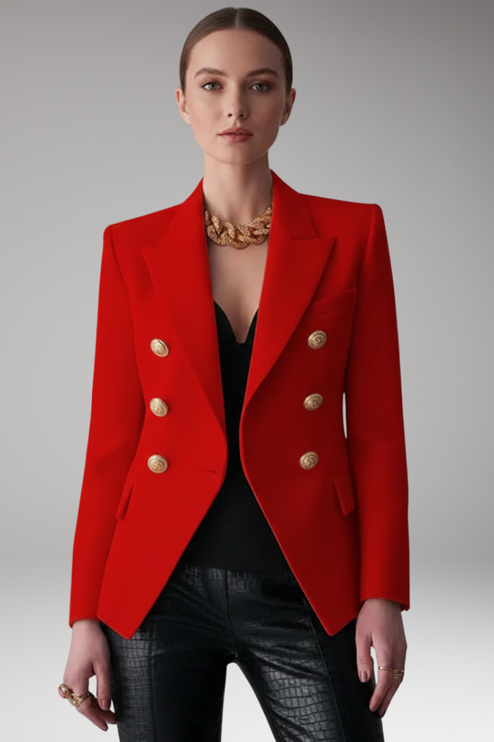 Anouk | Women's Overlapping Front Lapel Collar Blazer