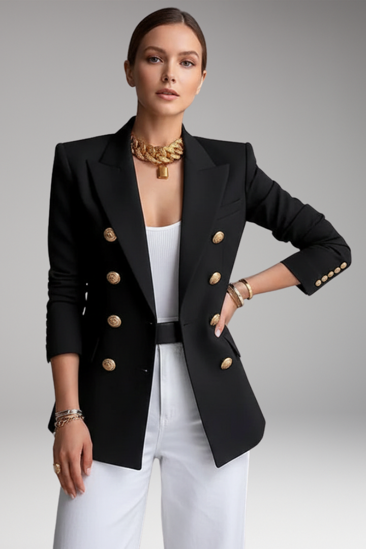 Anouk | Women's Overlapping Front Lapel Collar Blazer