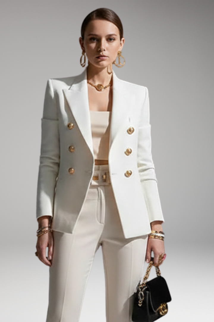 Anouk | Women's Overlapping Front Lapel Collar Blazer