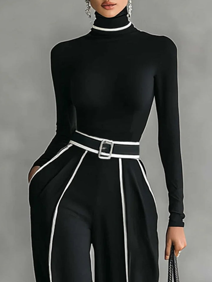 Vera™ - Ensemble élégant avec détails contrastants