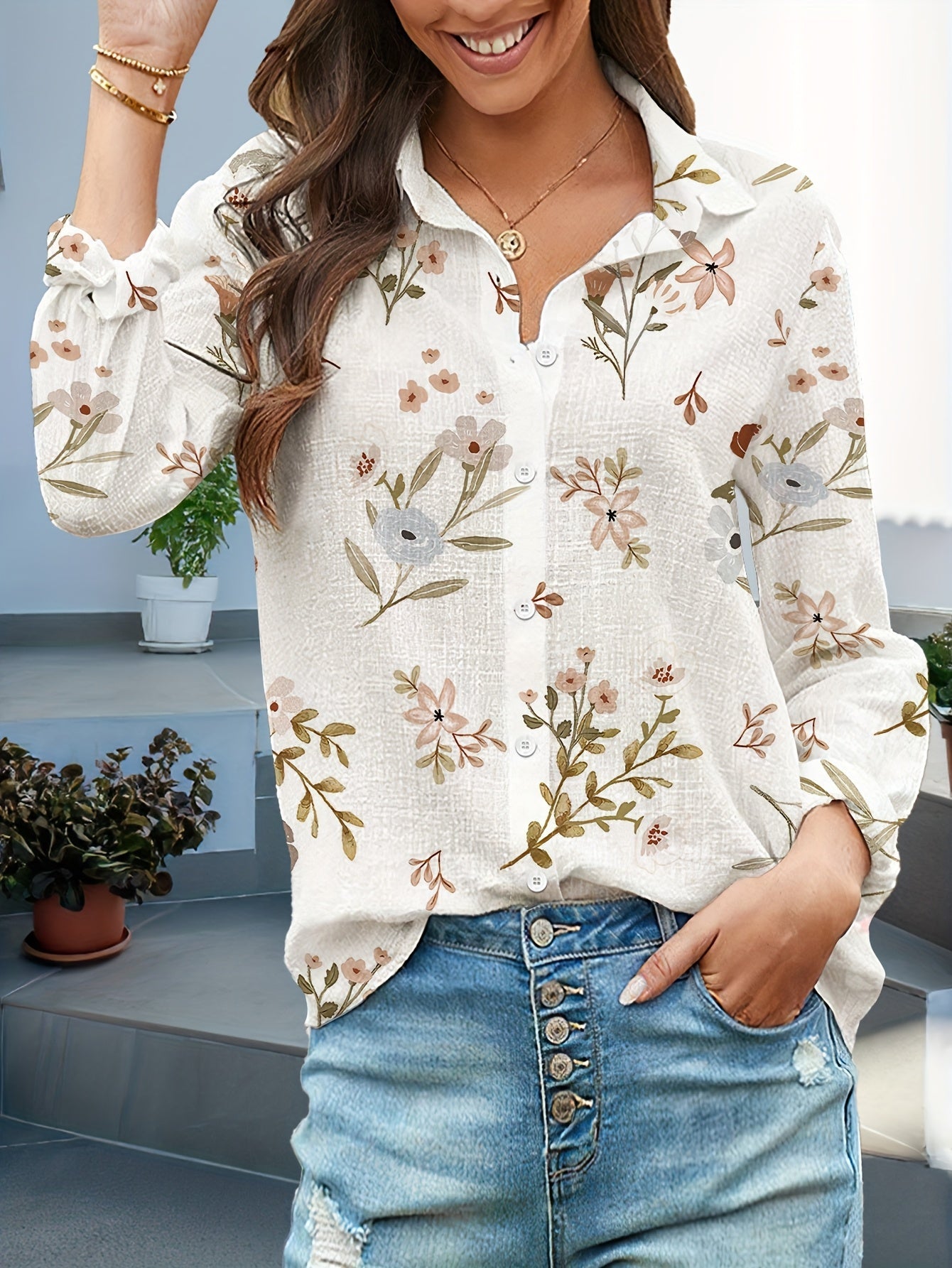 Abigail | Collar Button Shirt