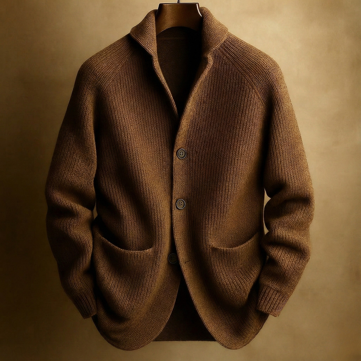 Aldric | Men's Cozy Ribbed Cardigan