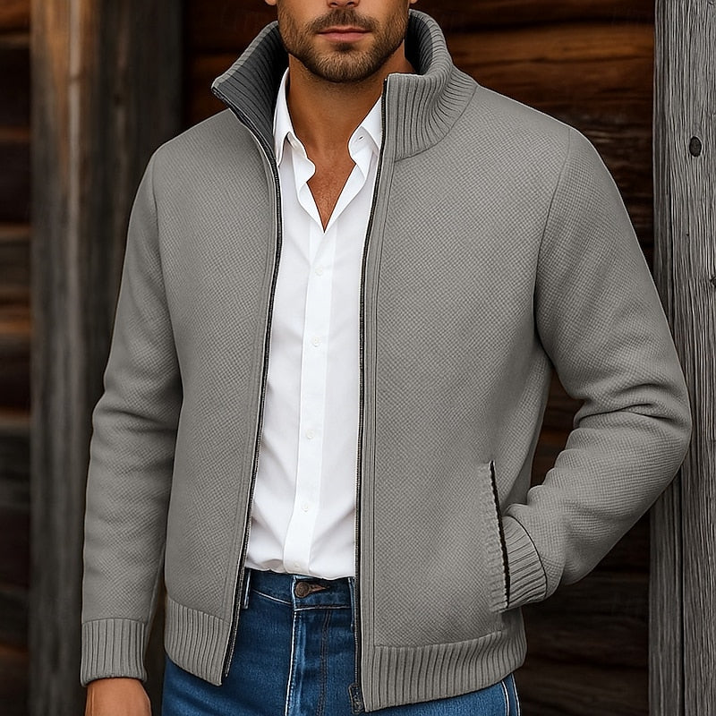 Kendrick | Men's Warm Zip-Up Cardigan