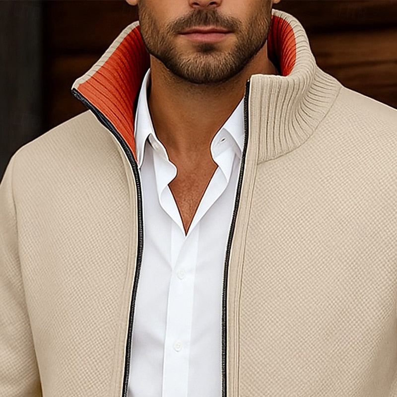 Kendrick | Men's Warm Zip-Up Cardigan