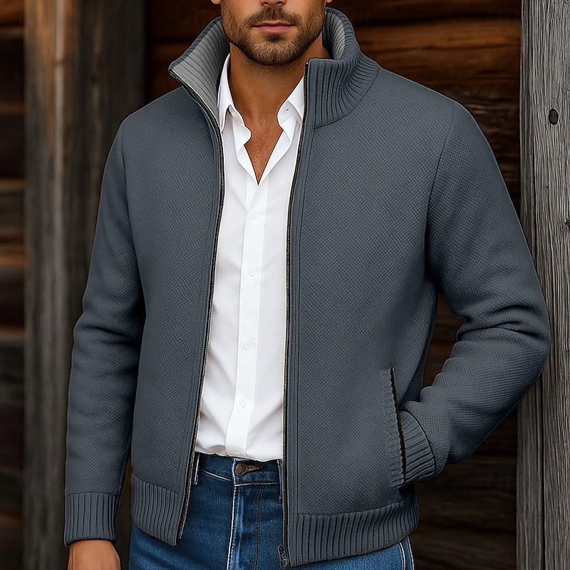 Kendrick | Men's Warm Zip-Up Cardigan