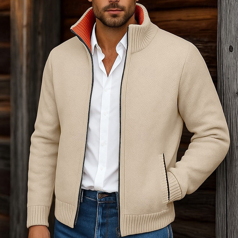 Kendrick | Men's Warm Zip-Up Cardigan