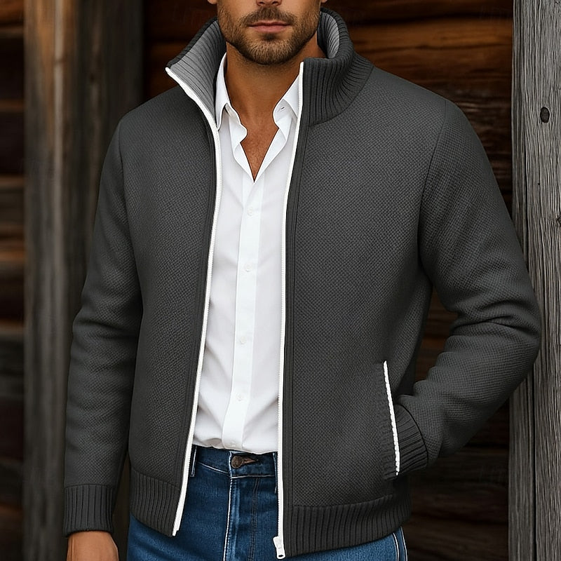Kendrick | Men's Warm Zip-Up Cardigan
