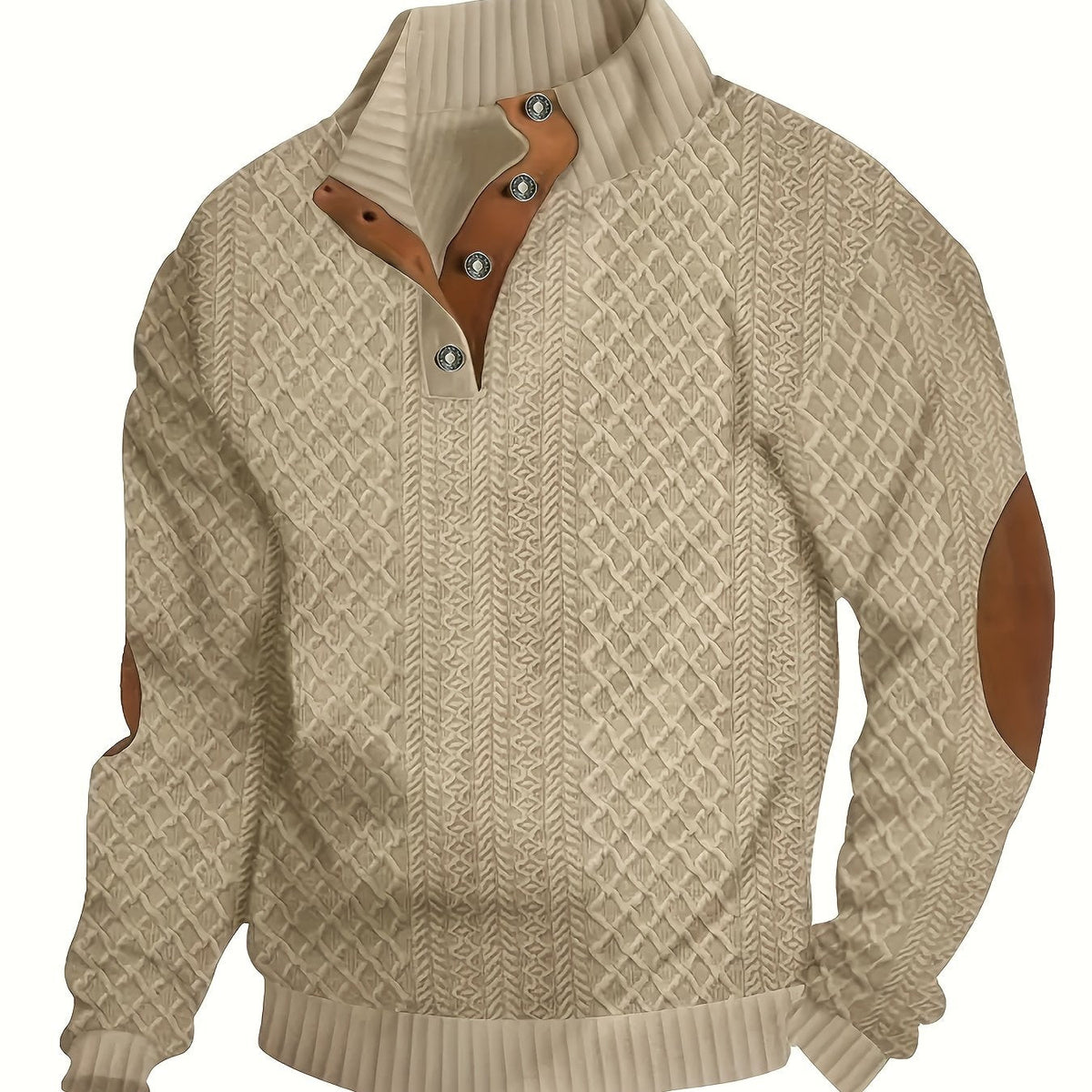 Aldvance | Men's Cozy Cable Knit Pullover Sweater