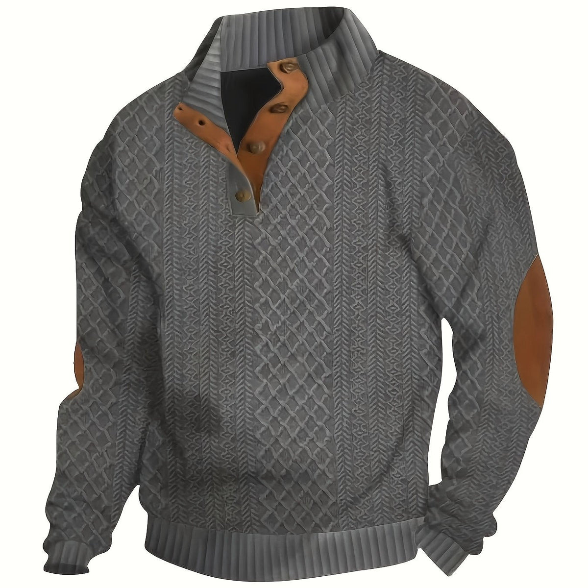 Aldvance | Men's Cozy Cable Knit Pullover Sweater