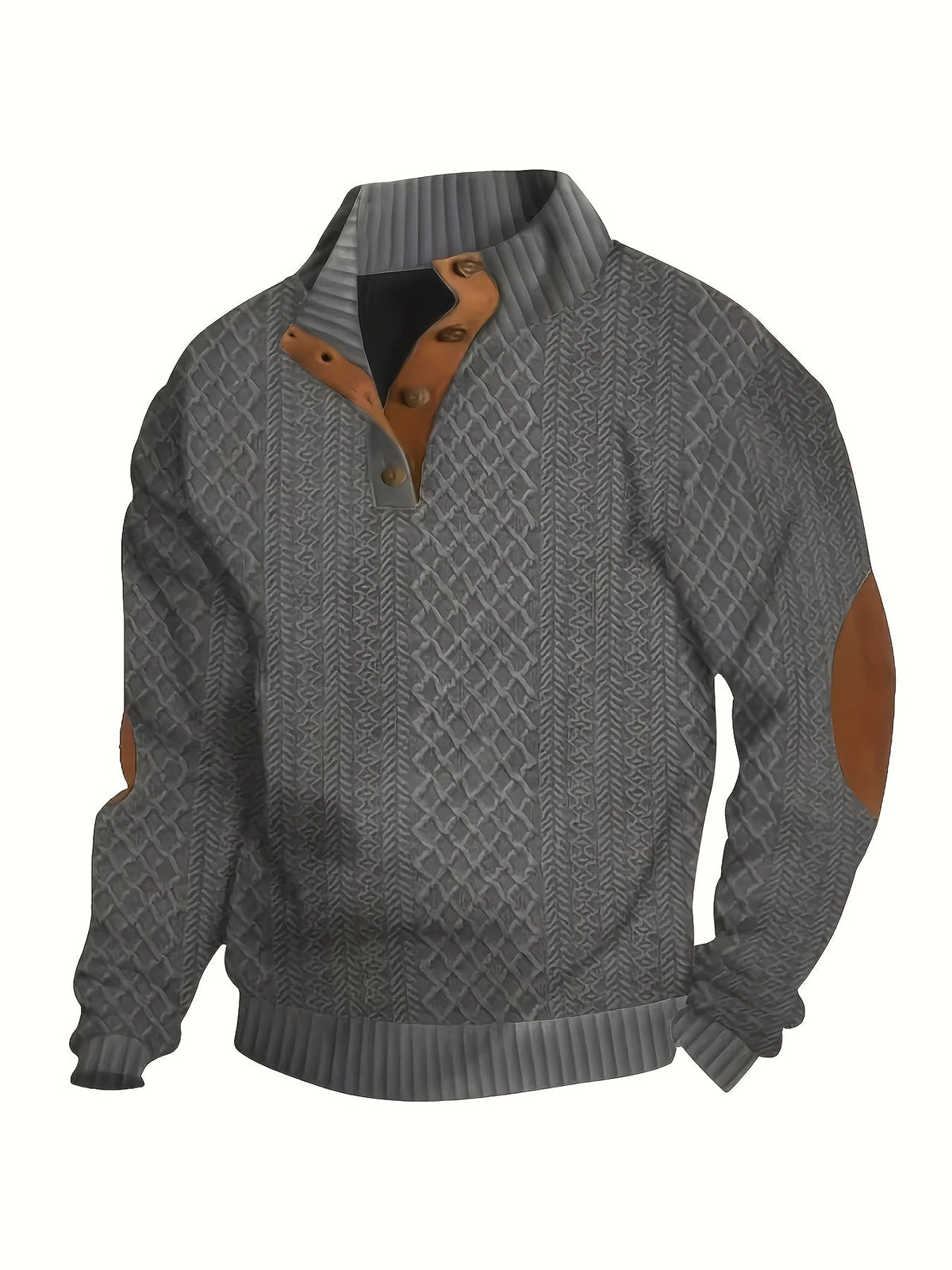 Aldvance | Men's Cozy Cable Knit Pullover Sweater