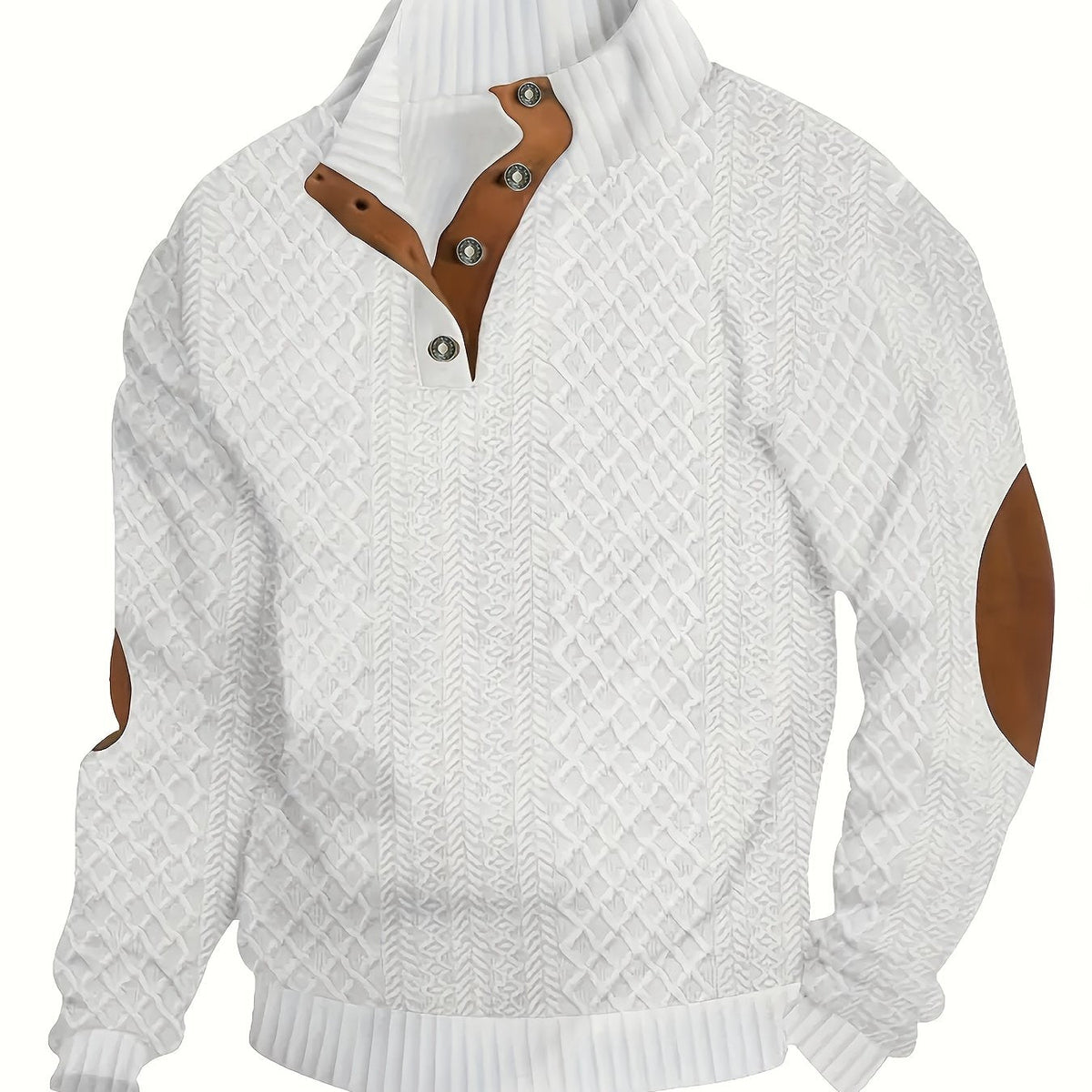 Aldvance | Men's Cozy Cable Knit Pullover Sweater