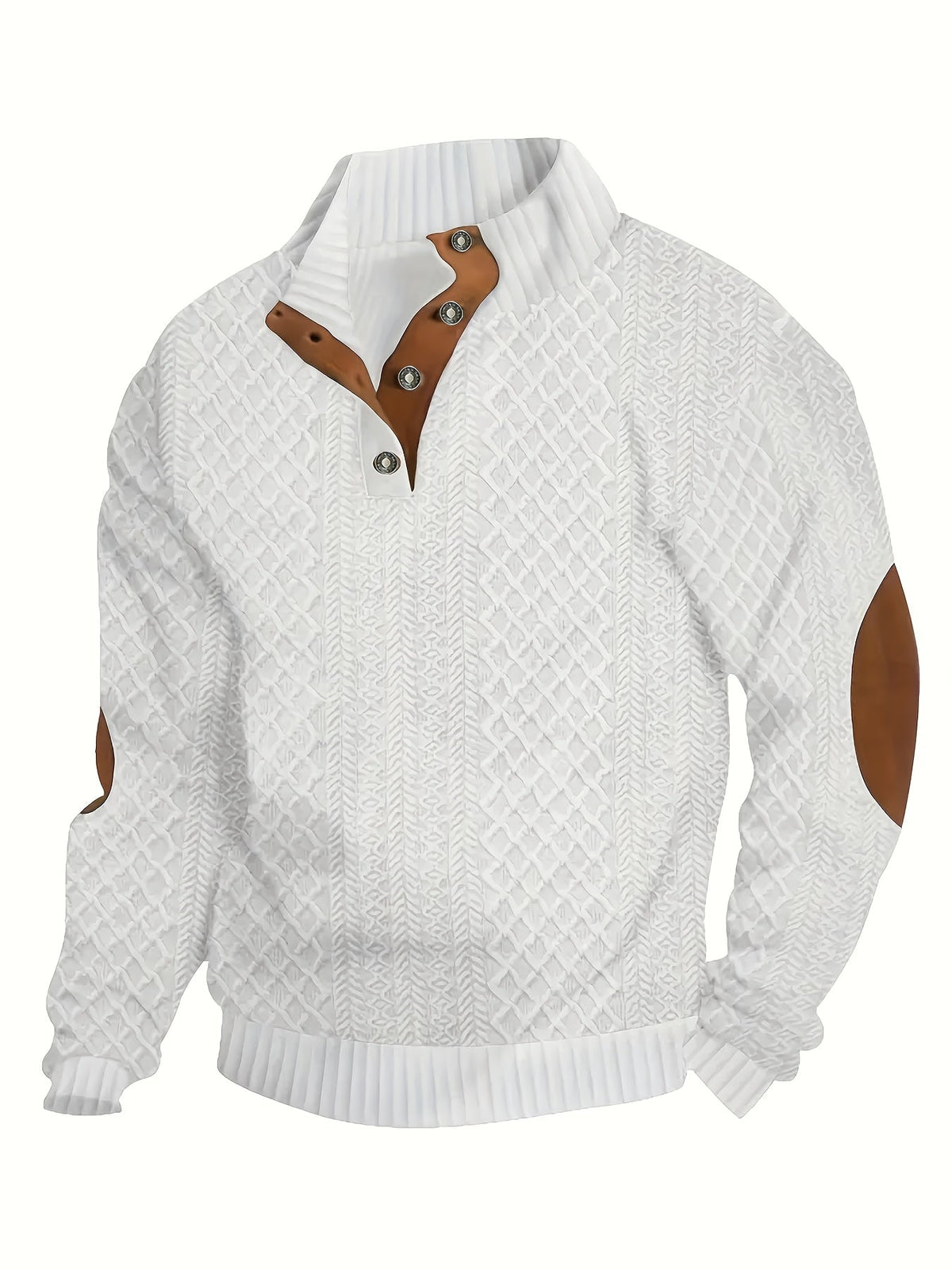 Aldvance | Men's Cozy Cable Knit Pullover Sweater