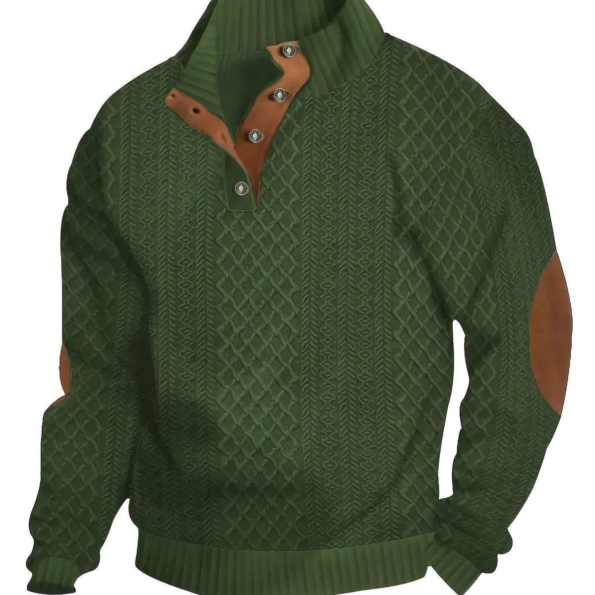 Aldvance | Men's Cozy Cable Knit Pullover Sweater