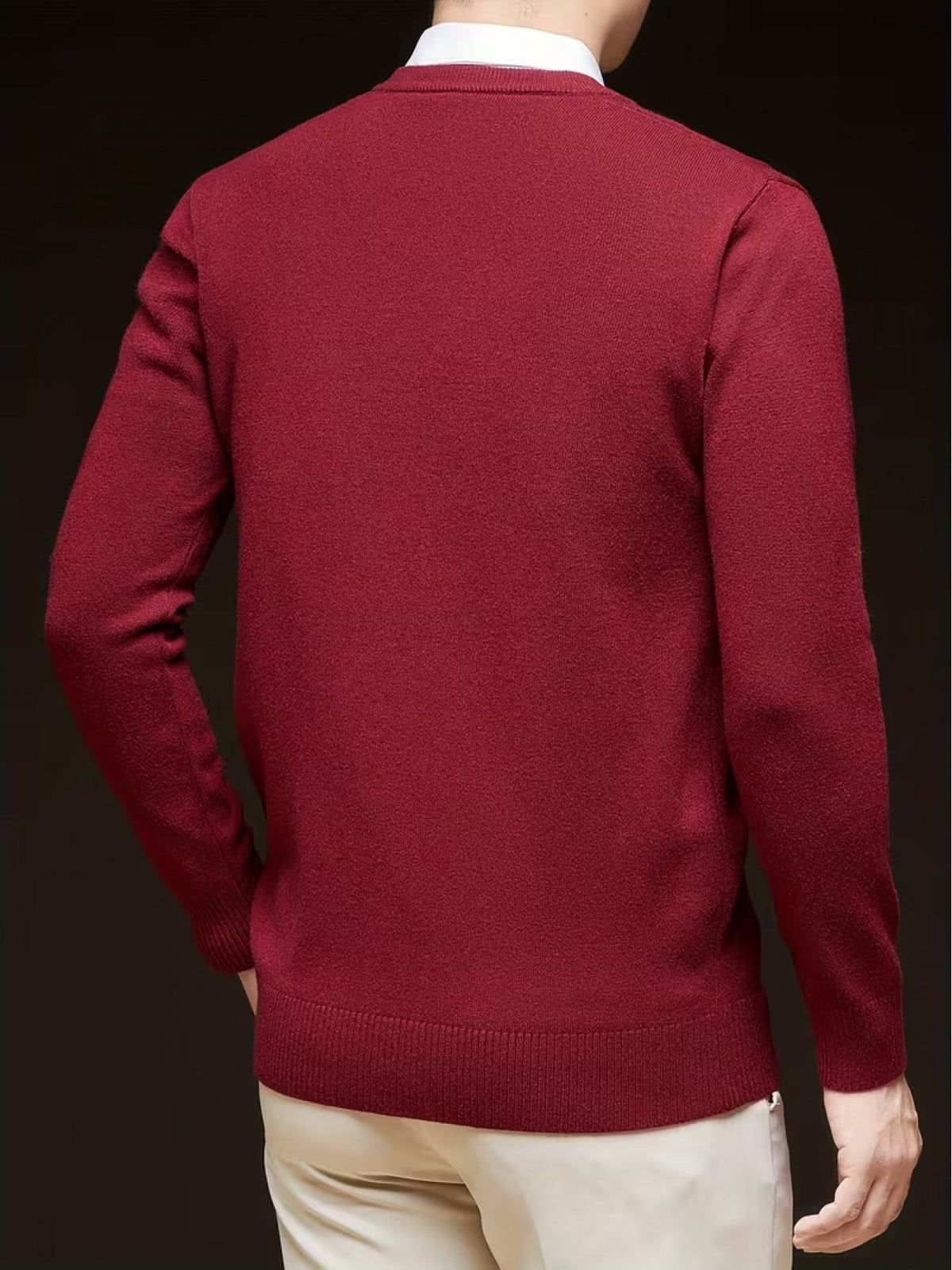 Aldwyn | Men's Cozy V-Neck Pullover Sweater