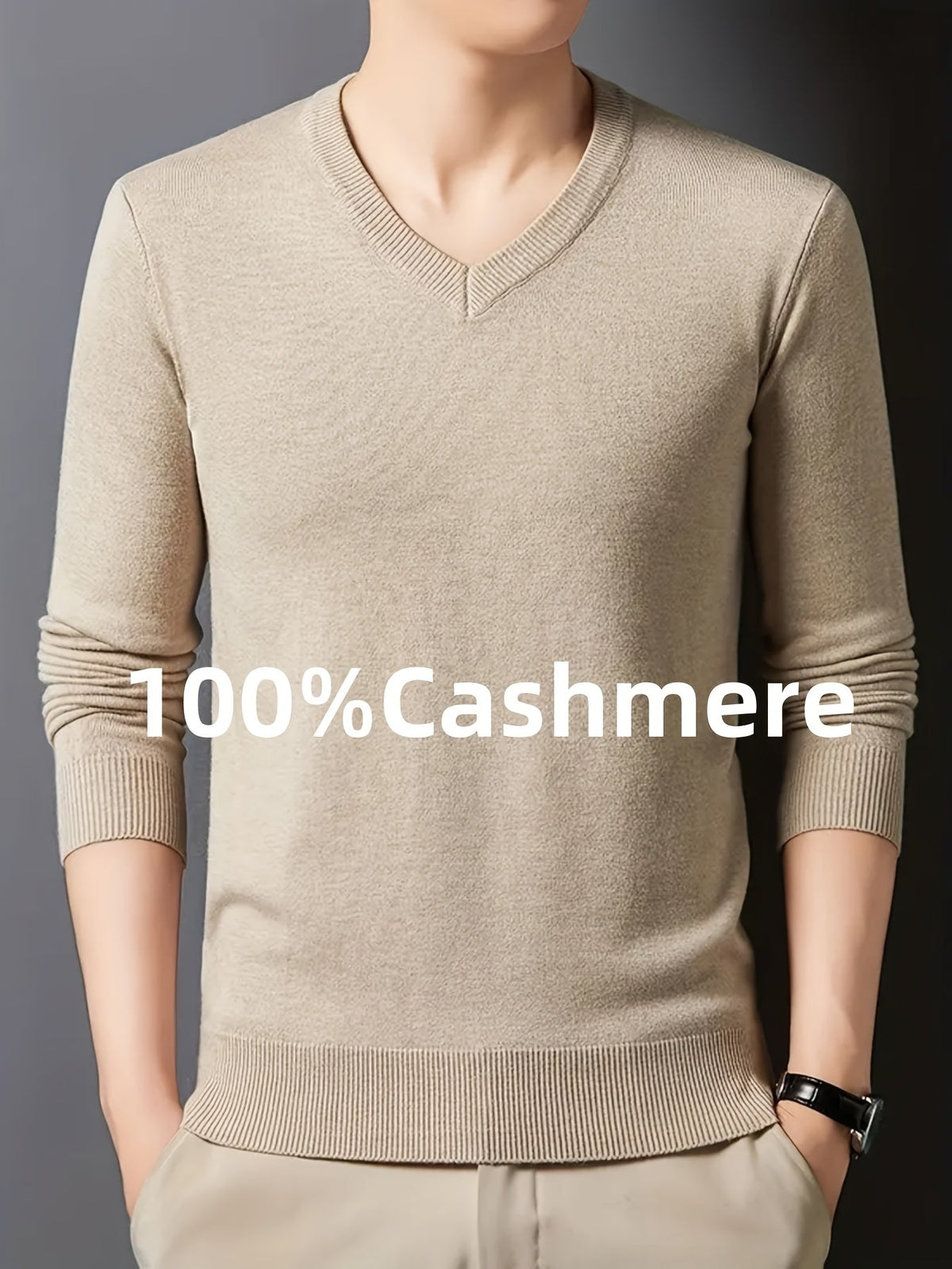Aldwyn | Men's Cozy V-Neck Pullover Sweater