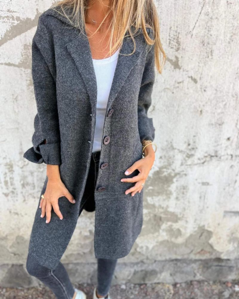 Arabella | Women's Button-Up Cardigan Coat