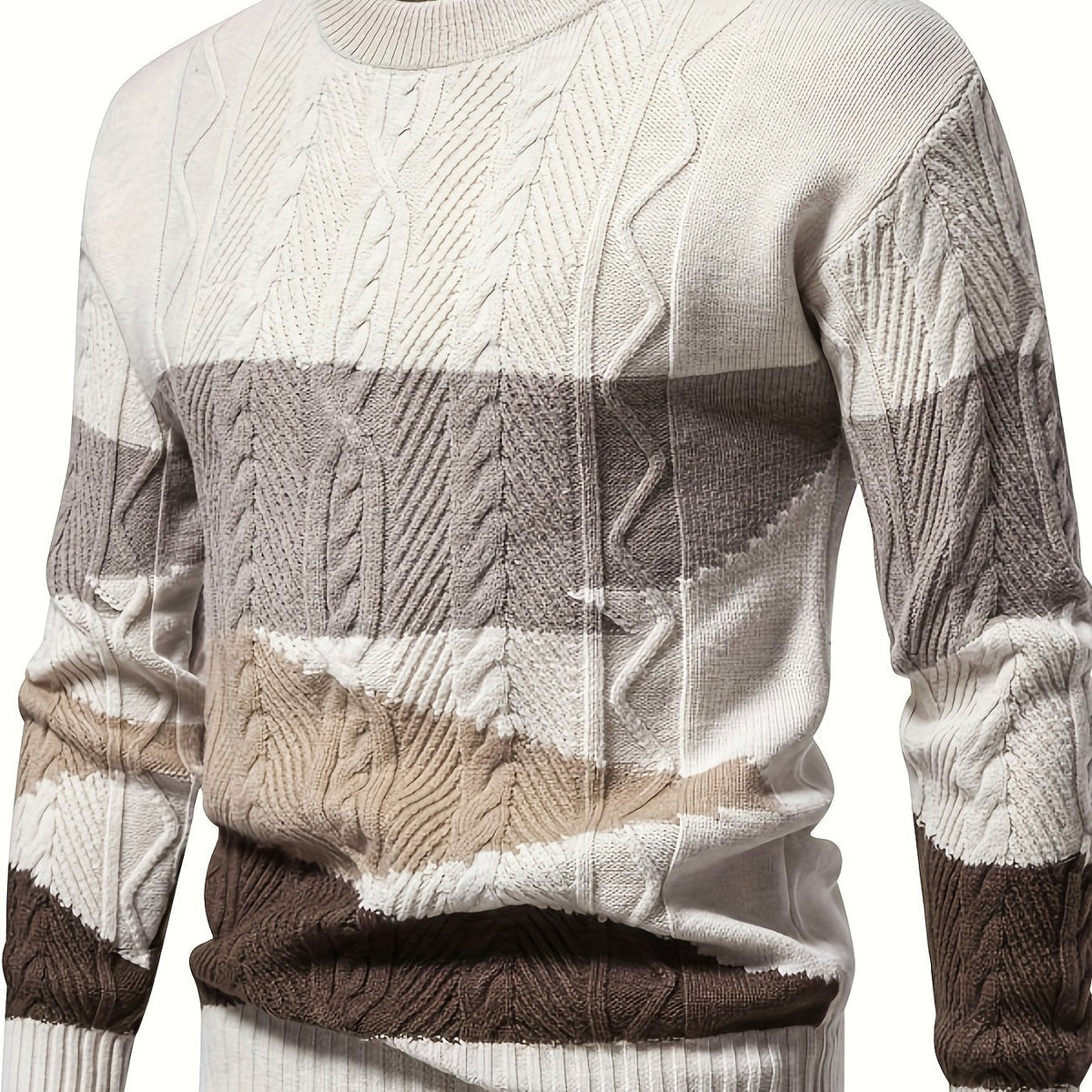 Arveld | Men's Cozy Ombre Colour Block Sweater