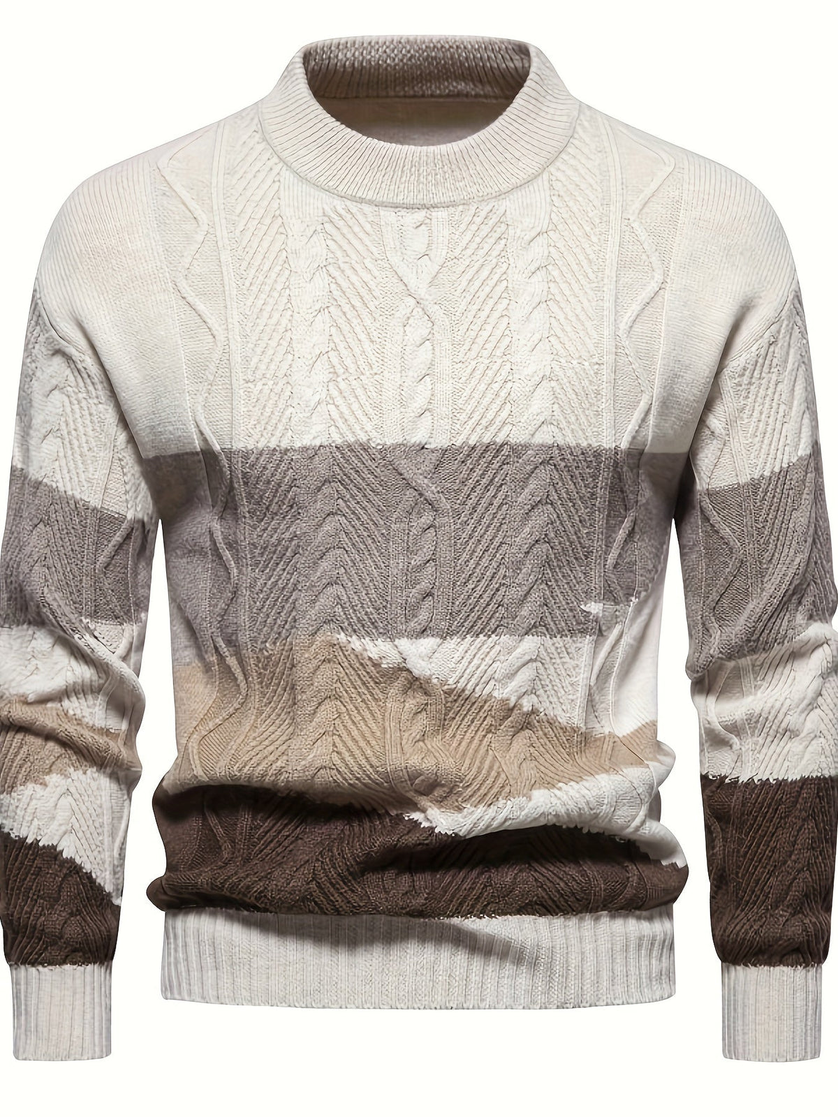 Arveld | Men's Cozy Ombre Colour Block Sweater