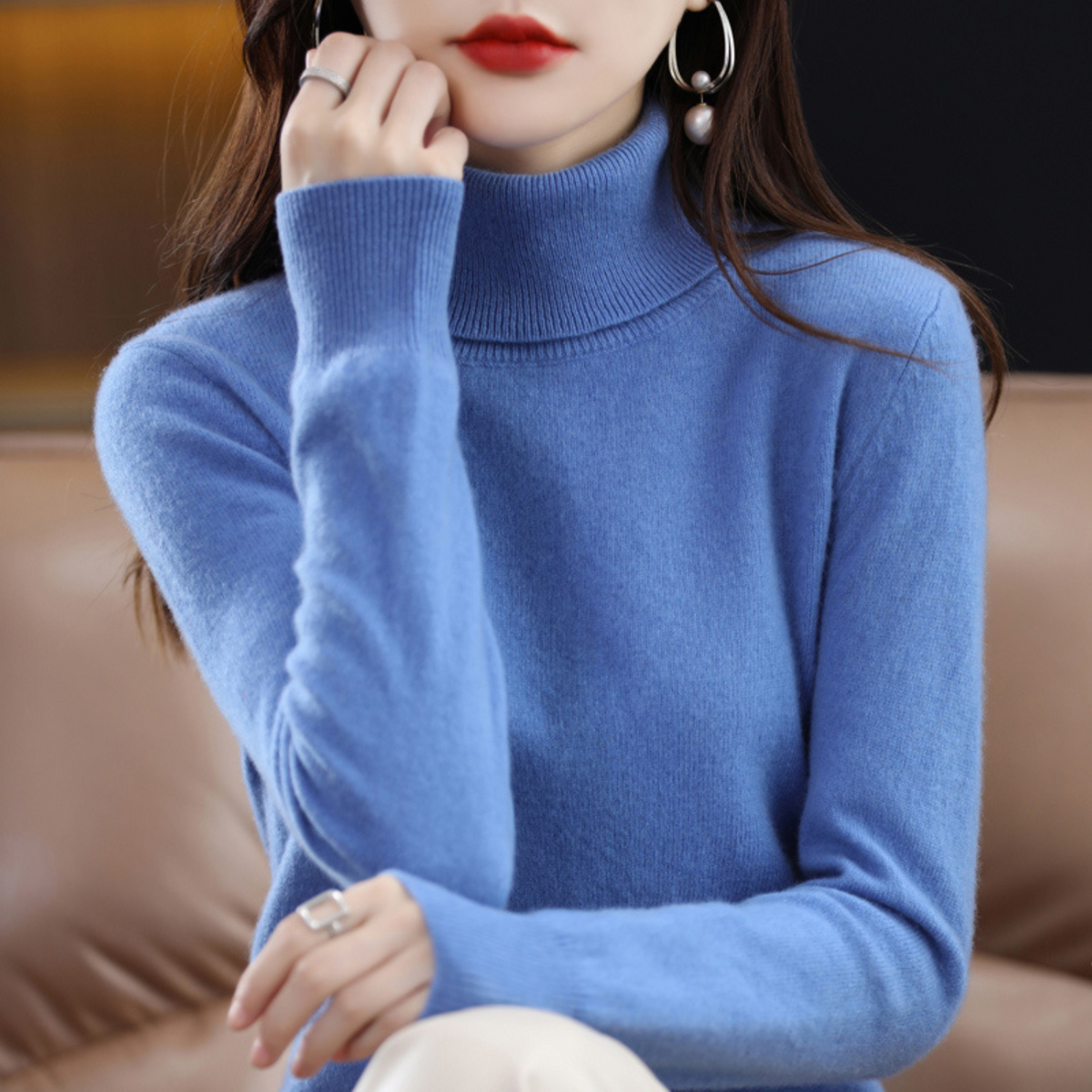 Adaline | Fitted Turtleneck Sweater