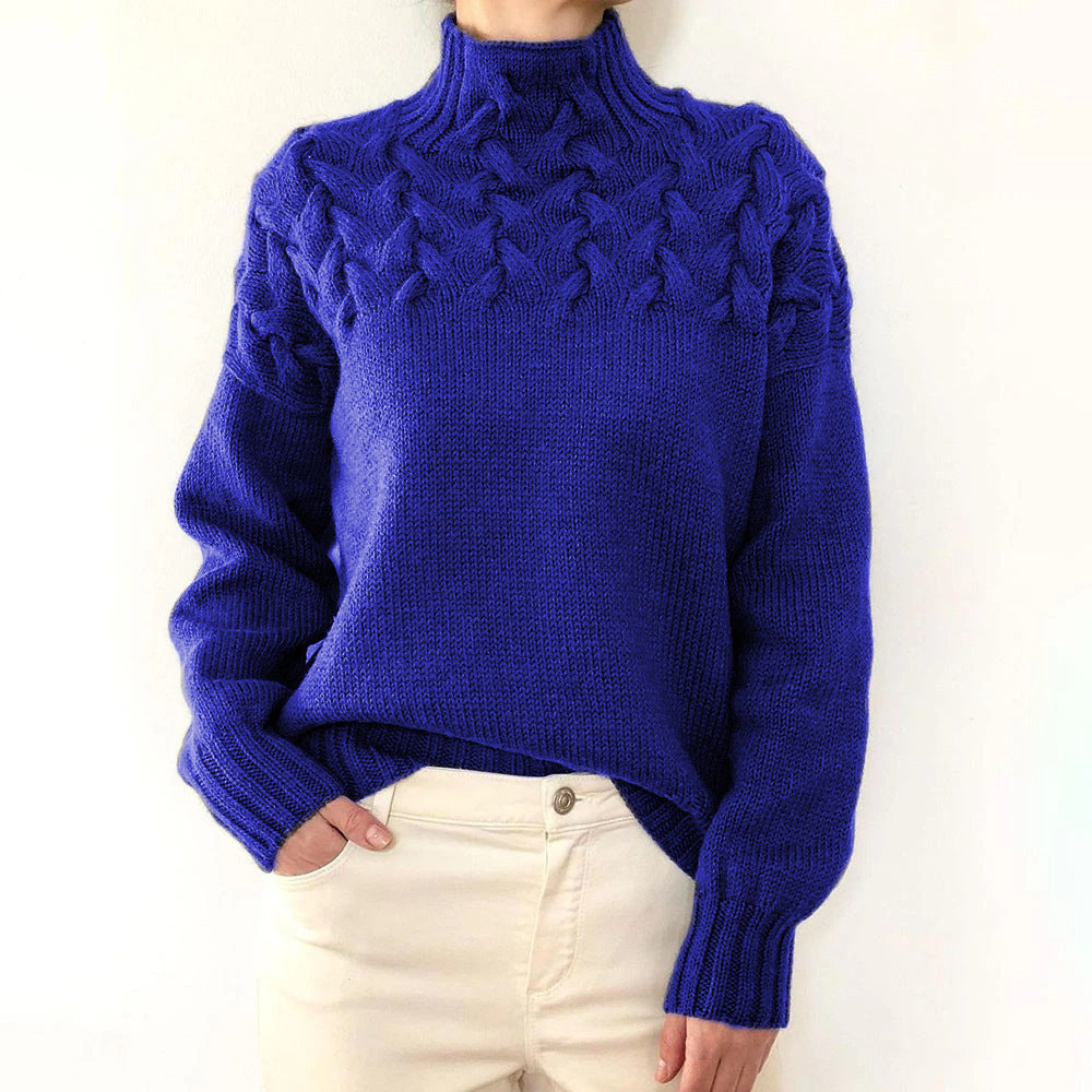 Elena | Warm Turtleneck Knit Sweater
