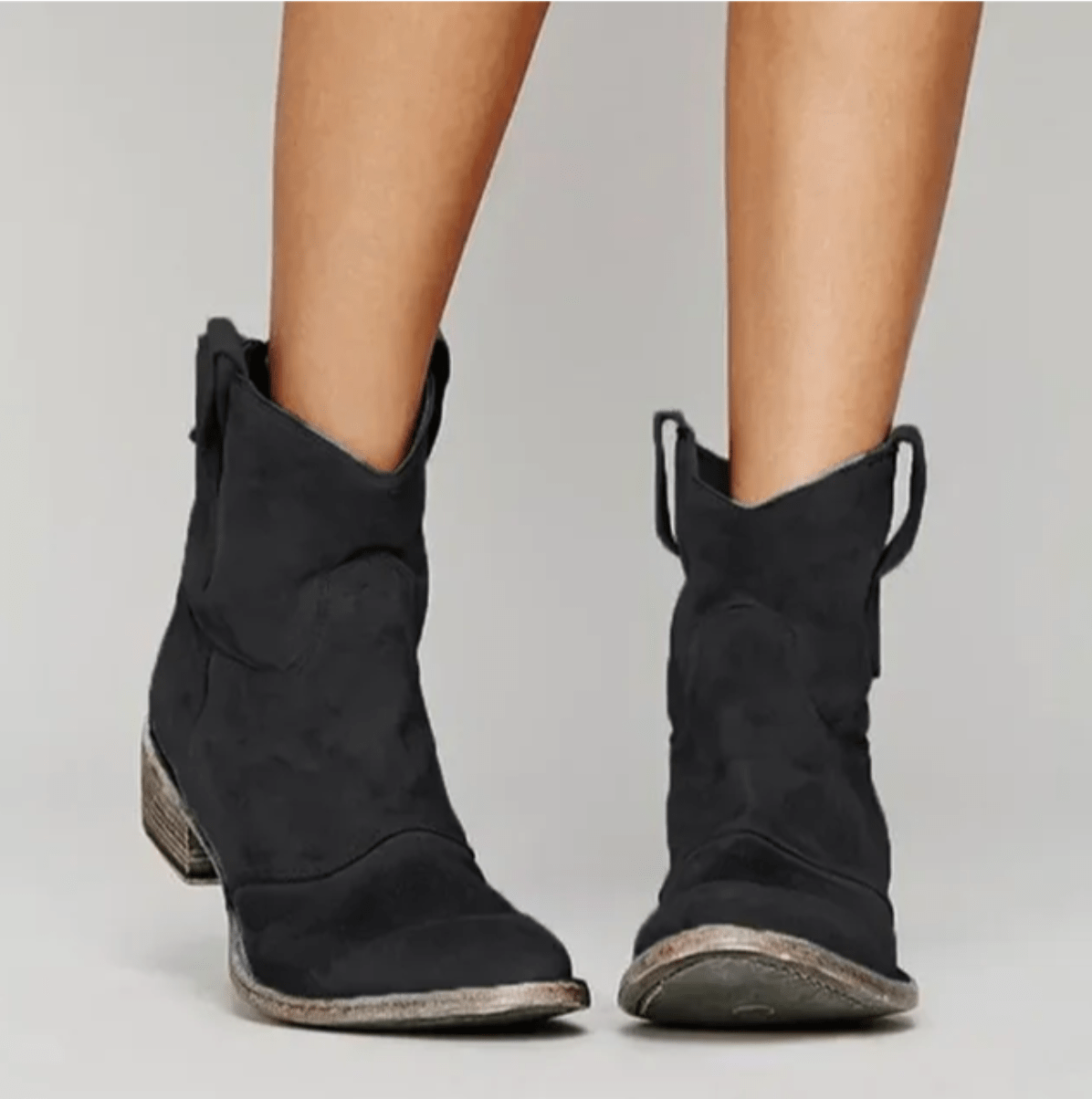 Tarian | Women's Suede Western Ankle Boots