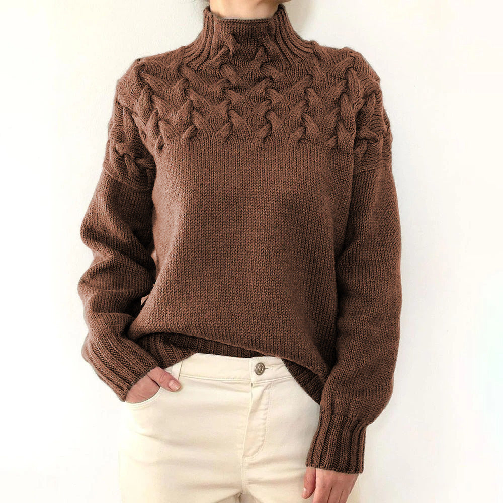 Elena | Warm Turtleneck Knit Sweater