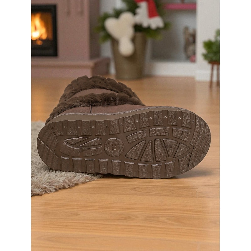 Brynelle | Women's Fur-Collar Winter Ankle Boots