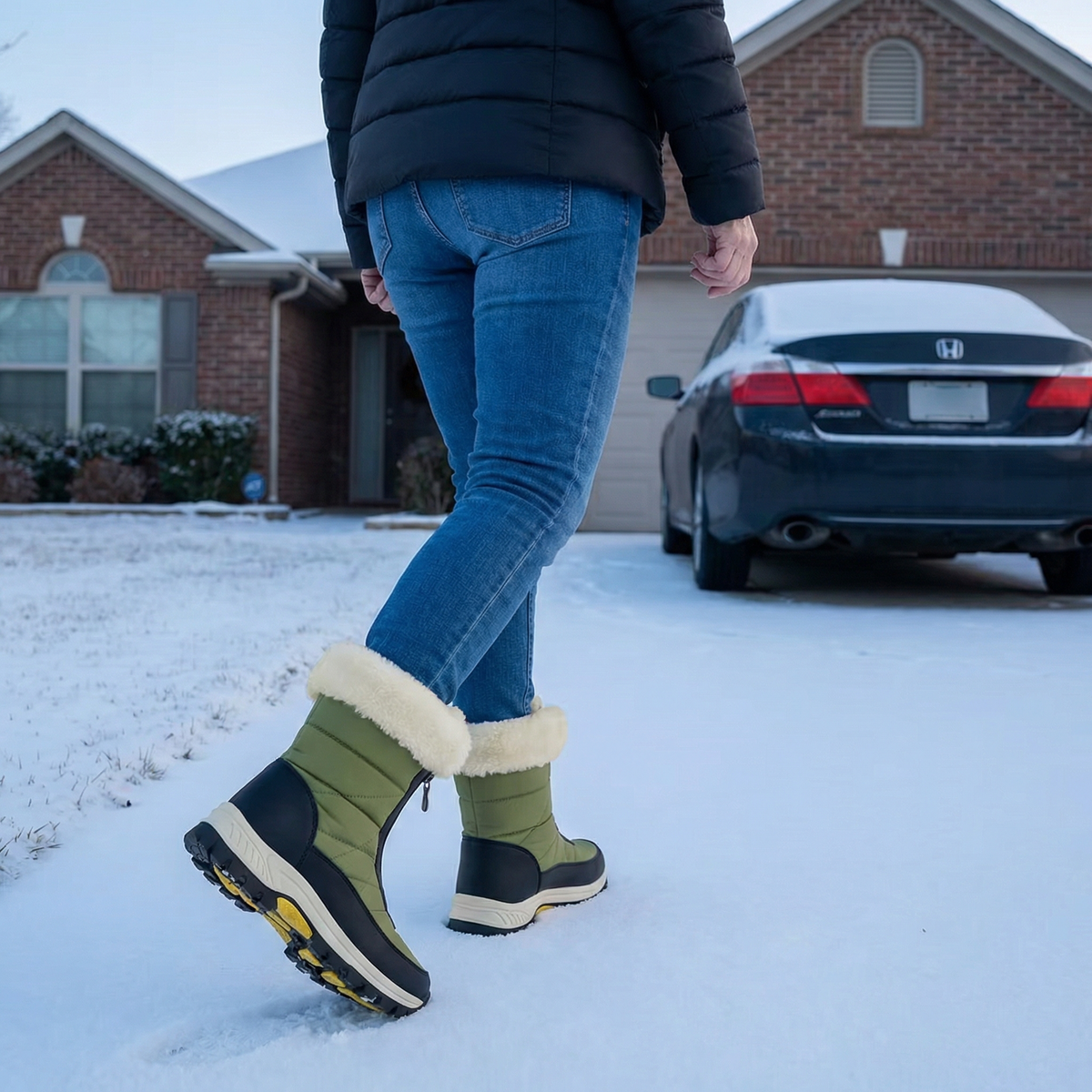 Brynmora | Women's Quilted Fur-Lined Winter Boots