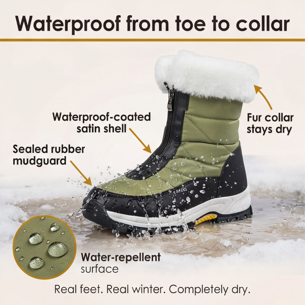 Brynmora | Women's Quilted Fur-Lined Winter Boots