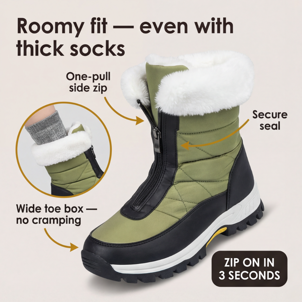 Brynmora | Women's Quilted Fur-Lined Winter Boots