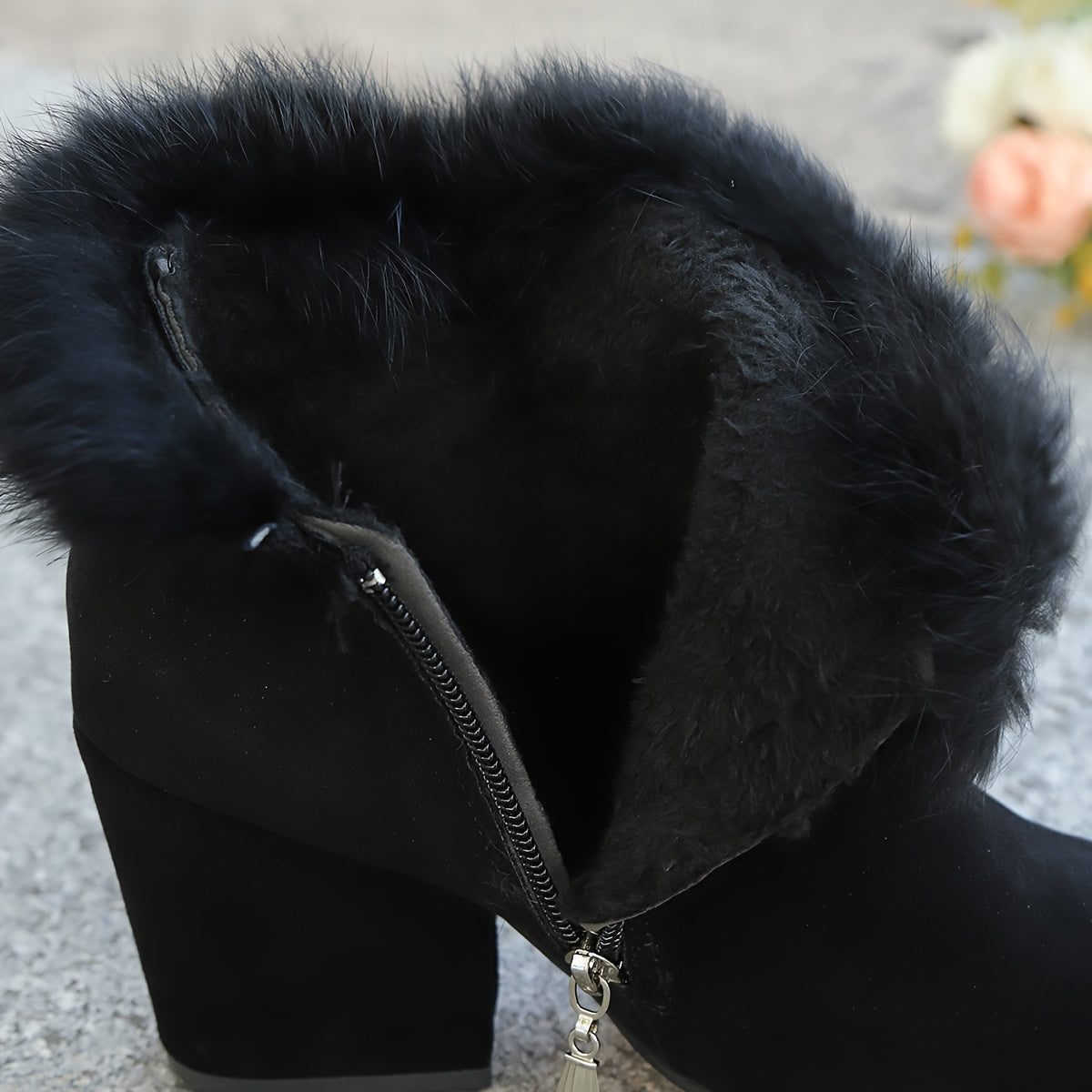 Calenna | Women's Fur-Trim Ankle Boots