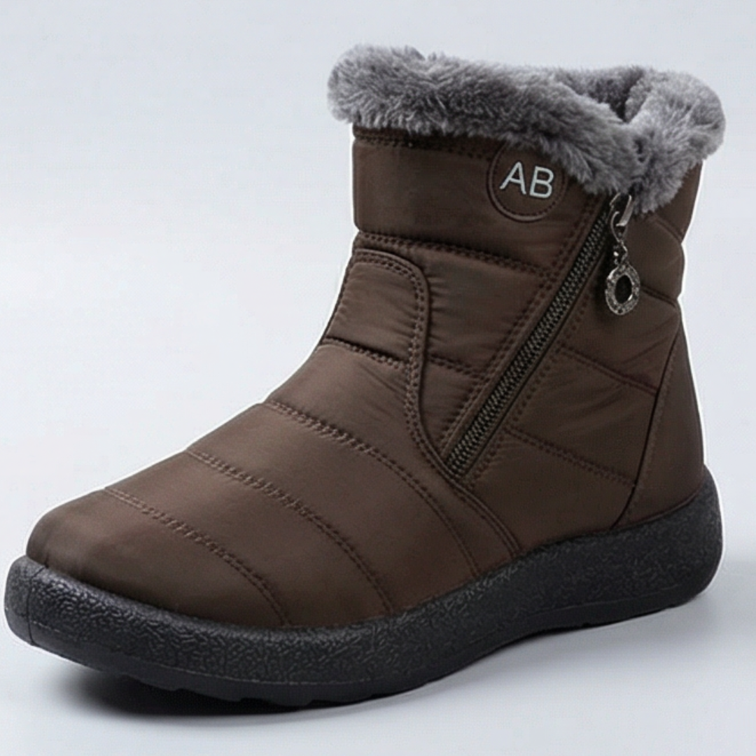 Calvorn | Women's Fur-Lined Winter Ankle Boots