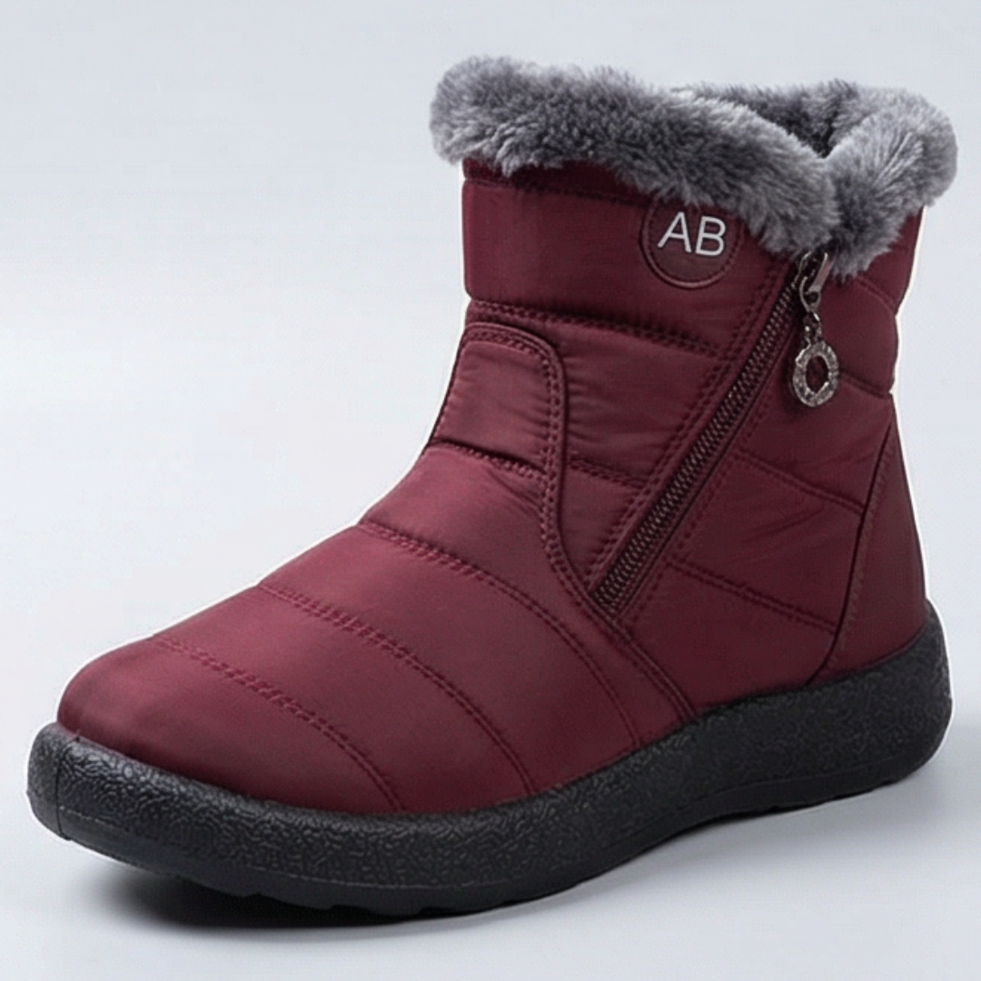 Calvorn | Women's Fur-Lined Winter Ankle Boots