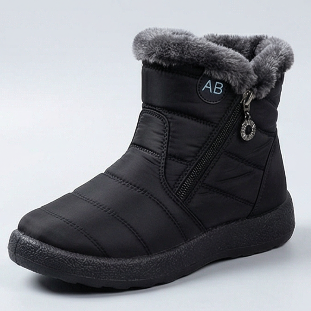 Calvorn | Women's Fur-Lined Winter Ankle Boots