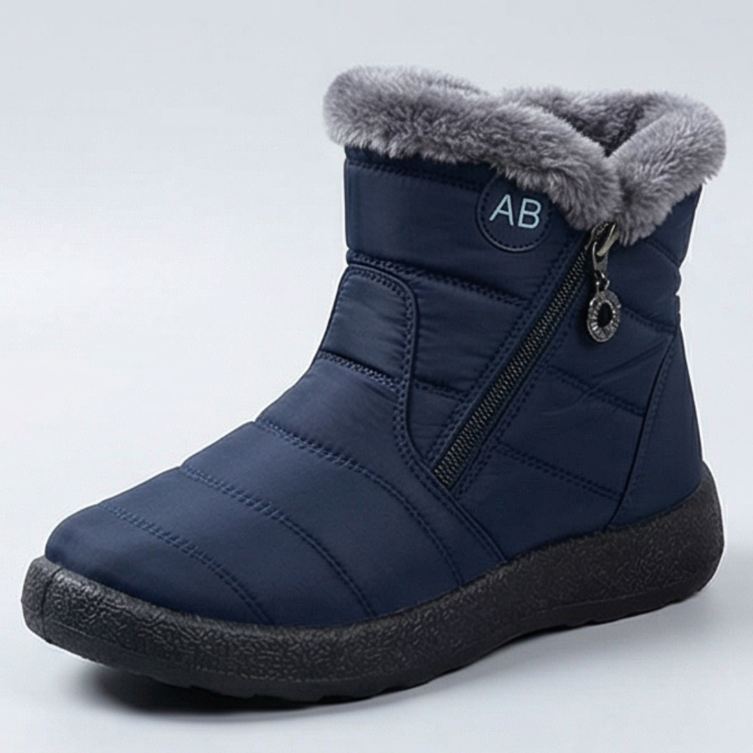 Calvorn | Women's Fur-Lined Winter Ankle Boots